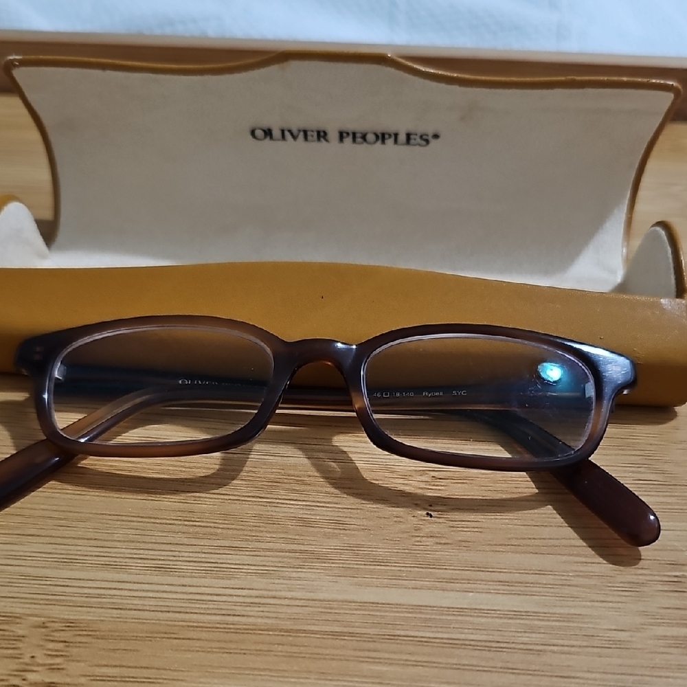Oliver Peoples Brown Eyeglasses